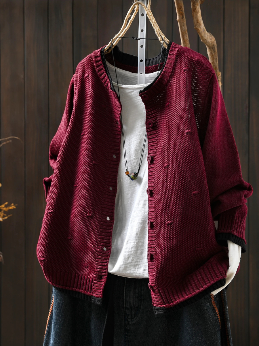 Women's Oversized Knit Cardigan