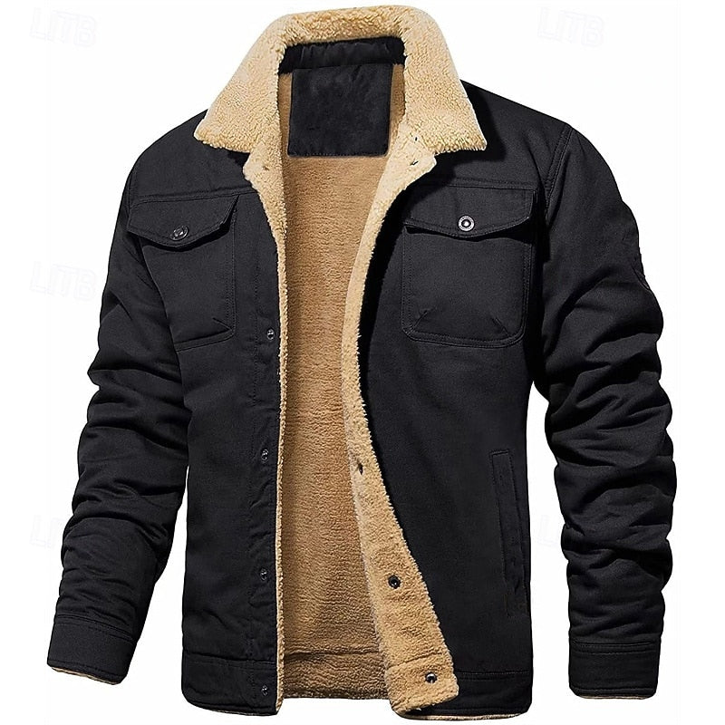 Women's Relaxed-Fit Sherpa Trucker Jacket