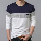 Men's Printed Crew Neck Sweater Regular Long Sleeve Fit