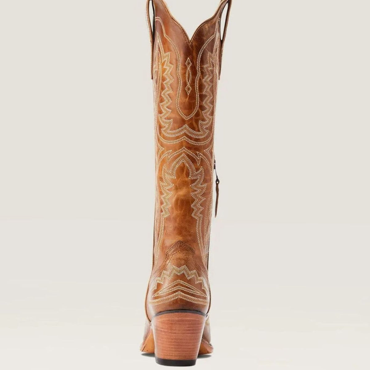 Women's Tall Cowgirl Boots with Tone-on-Tone Embroidery and Side Zip