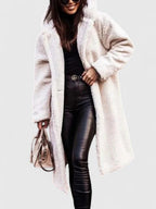 Women's Jacket Oversized Long Teddy Fleece Winter Coat
