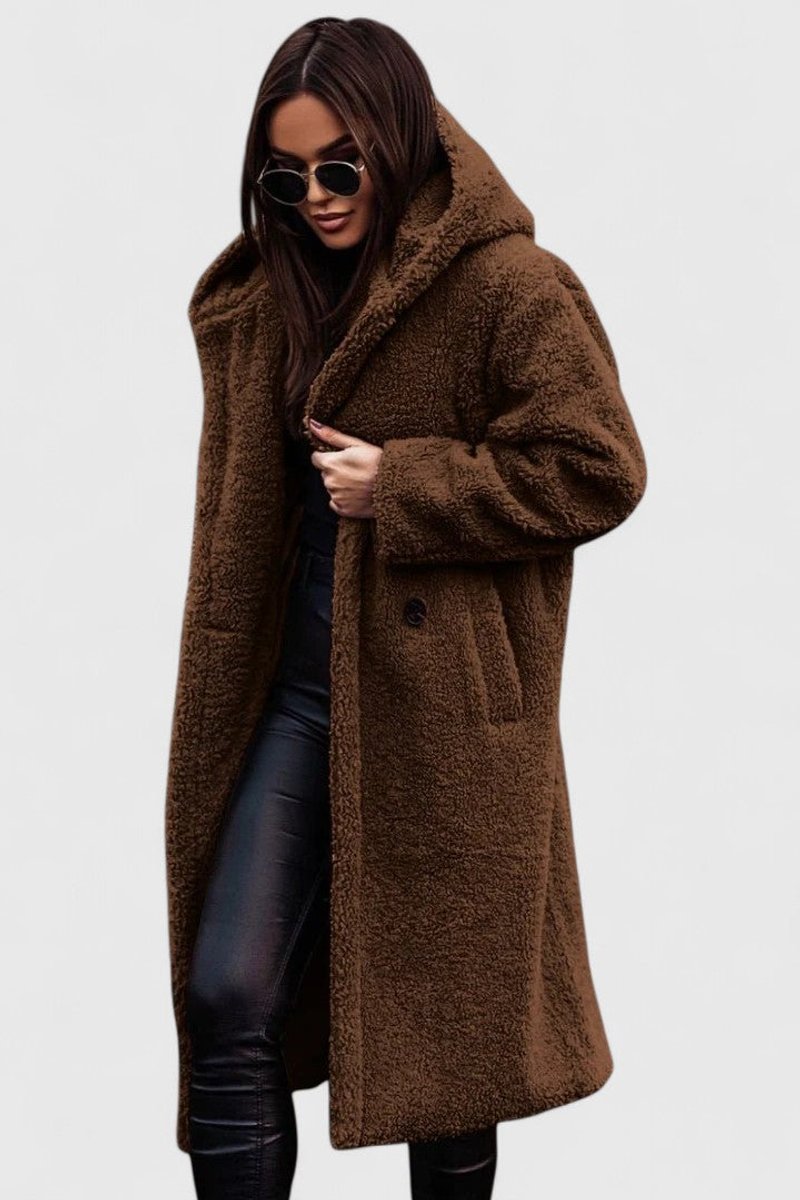 Women's Jacket Oversized Long Teddy Fleece Winter Coat