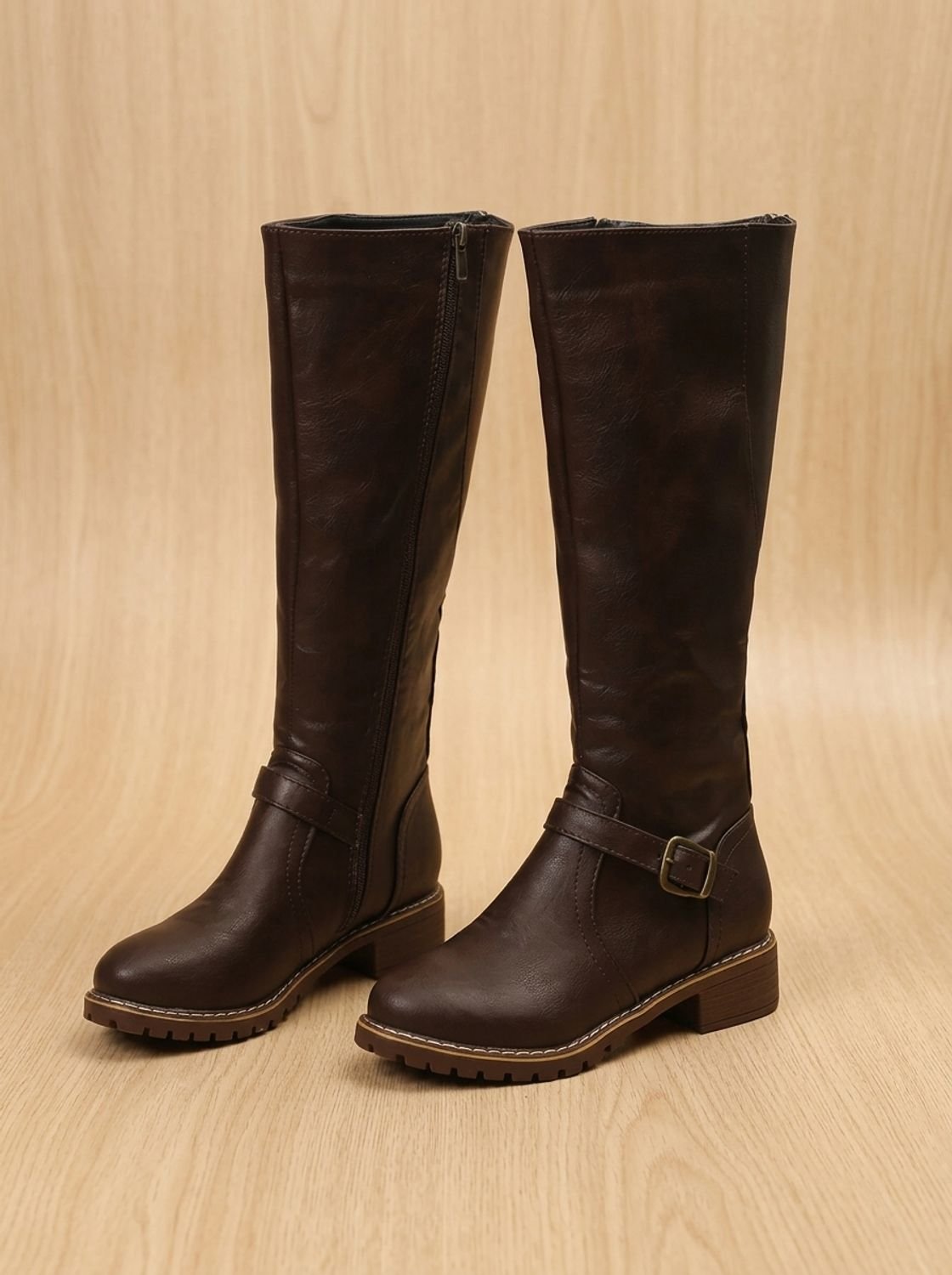 Women's Shock-Absorbing Tall Riding Boots with Lift-Out Footbed