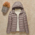 Women's Lightweight Hooded Quilted Jacket Packable Puffer