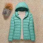Women's Lightweight Hooded Quilted Jacket Packable Puffer