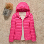 Women's Lightweight Hooded Quilted Jacket Packable Puffer