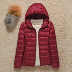 Women's Lightweight Hooded Quilted Jacket Packable Puffer
