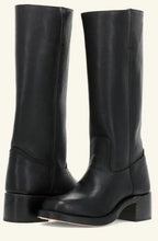 Women's Mid-Calf Stacked-Heel Classic Western Boots