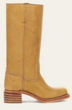 Women's Mid-Calf Stacked-Heel Classic Western Boots