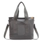 Women's Multifunction Crossbody Canvas Tote Bag Adjustable Strap