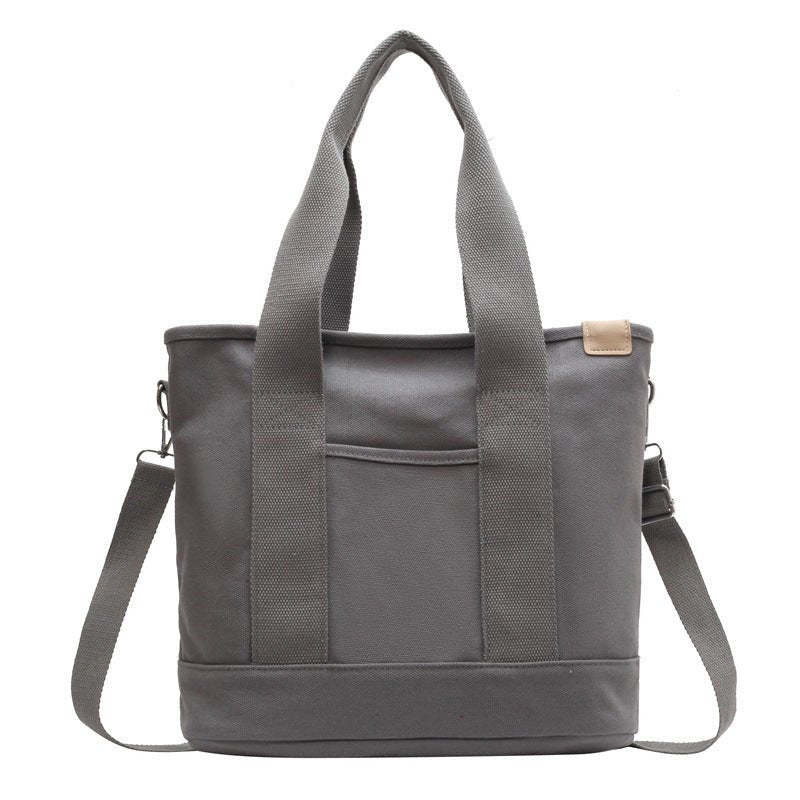 Women's Multifunction Crossbody Canvas Tote Bag Adjustable Strap