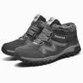 Women's Lug-Sole Cushioned Orthopedic Winter Booties - Gray