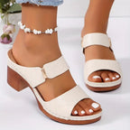 Women's Orthopedic Cushioned Block Heel Sandals