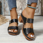 Women's Orthopedic Cushioned Block Heel Sandals