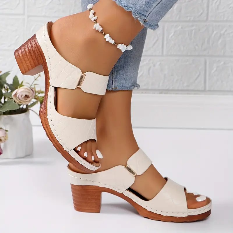 Women's Orthopedic Cushioned Block Heel Sandals
