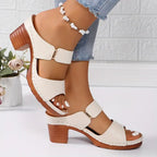 Women's Orthopedic Cushioned Block Heel Sandals
