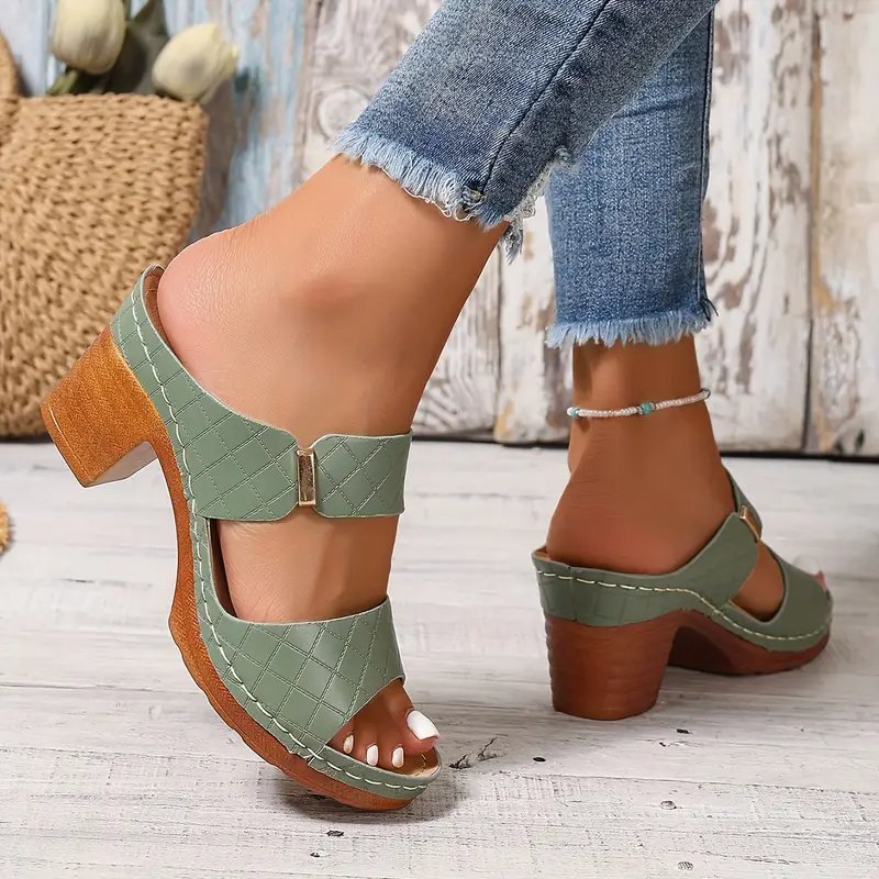Women's Orthopedic Cushioned Block Heel Sandals