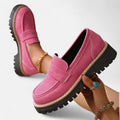 Women's Orthopedic Cushioned Slip-On Platform Penny Loafers