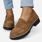 Women's Orthopedic Cushioned Slip-On Platform Penny Loafers