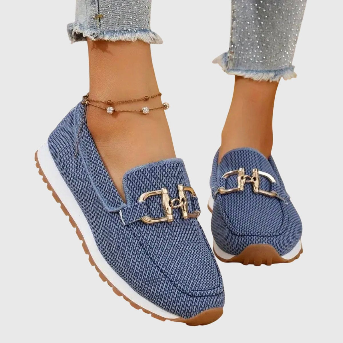 Women's Orthopedic Memory-Foam Slip-On Loafer Sneakers