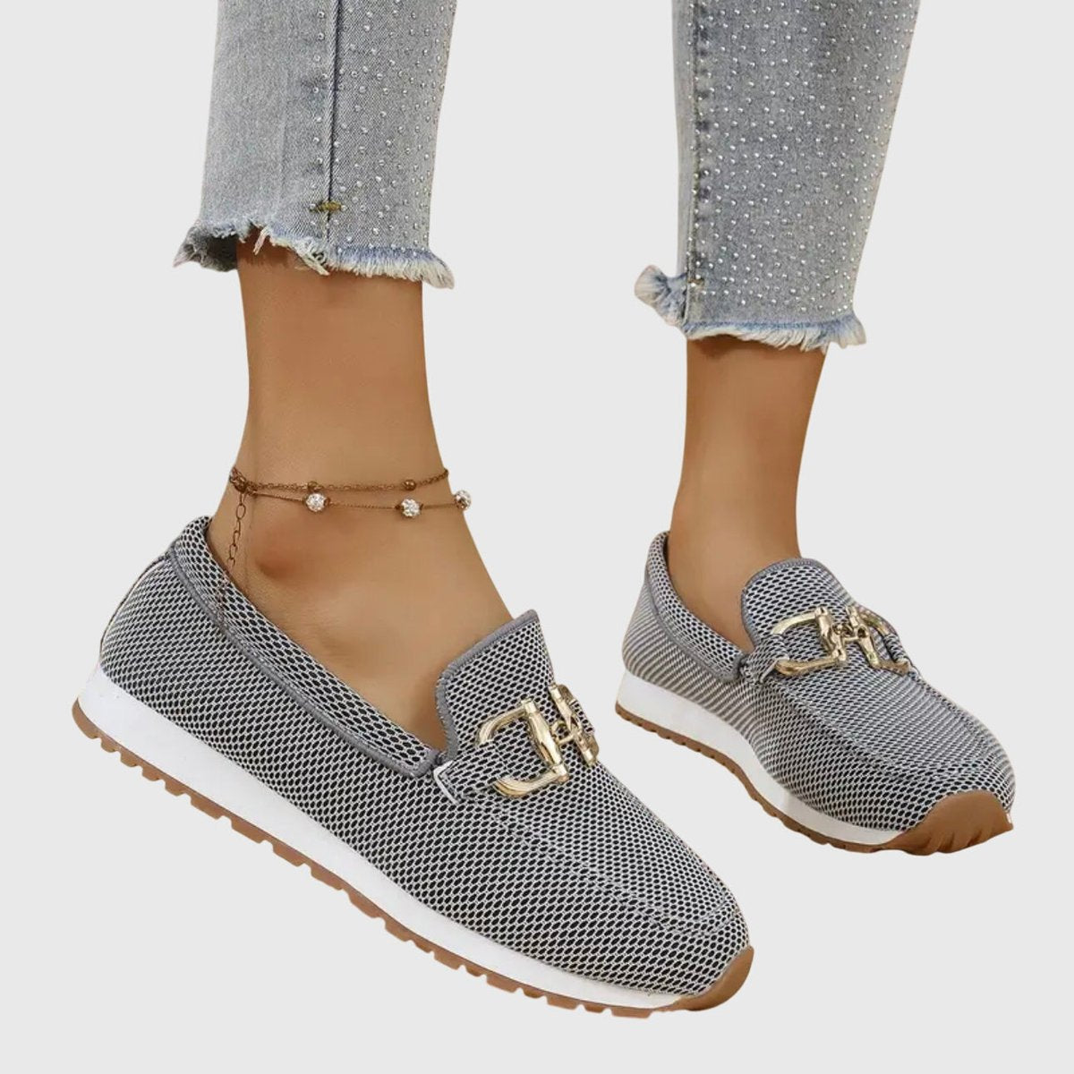 Women's Orthopedic Memory-Foam Slip-On Loafer Sneakers