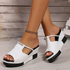 Women's Orthopedic Wedge Sandals Cushioned Platform Slip-On