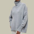 Women's Oversized Loose Fit Turtlenecks Cozy Knit Sweater