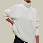 Women's Oversized Loose Fit Turtlenecks Cozy Knit Sweater