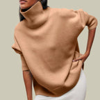 Women's Oversized Loose Fit Turtlenecks Cozy Knit Sweater