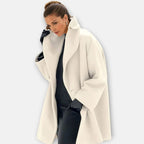 Women's Oversized Wide-Collar Longline Winter Coat