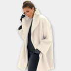 Women's Oversized Wide-Collar Relaxed-Fit Winter Coat