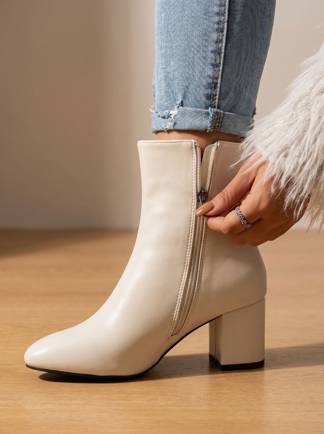 Women's Sleek Pointed Booties for Office and Evening