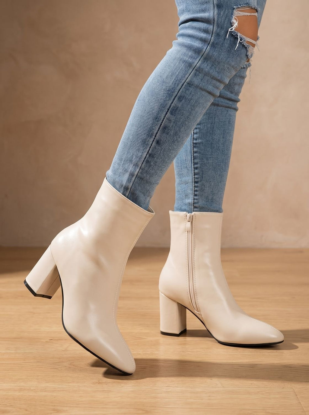 Women's Sleek Pointed Booties for Office and Evening