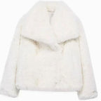 Women's Relaxed-Fit Open-Front Faux Fur Jacket