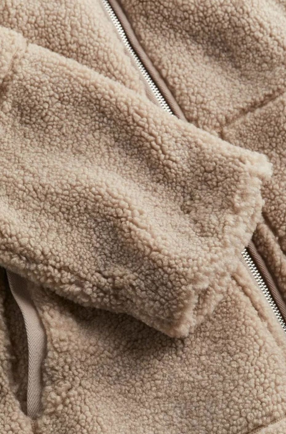 Women's Cozy Teddy Fleece Full-Zip Jacket with Patch Pockets