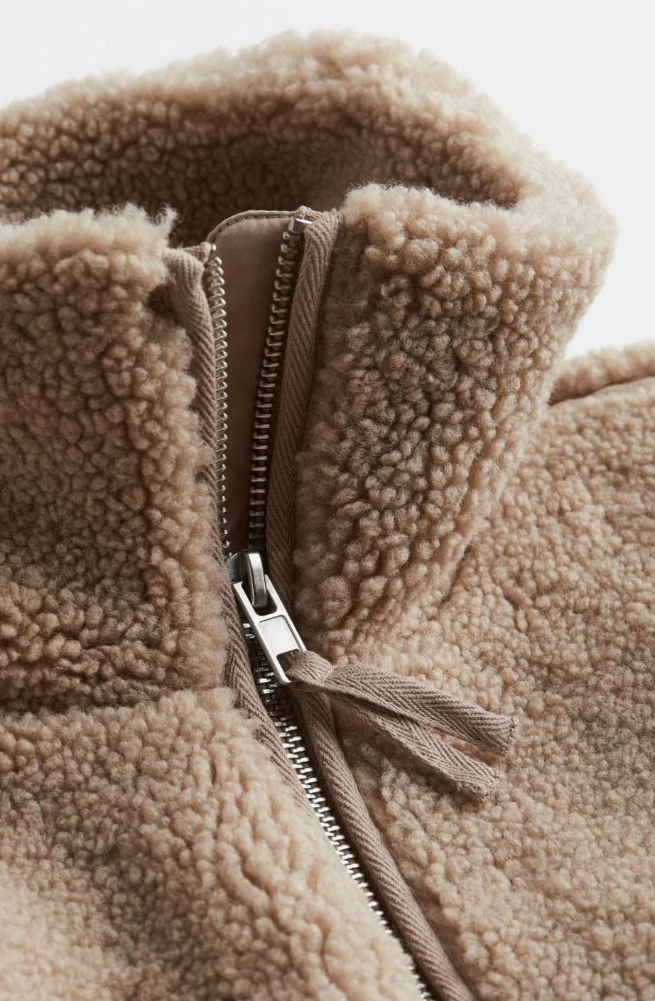 Women's Cozy Teddy Fleece Full-Zip Jacket with Patch Pockets