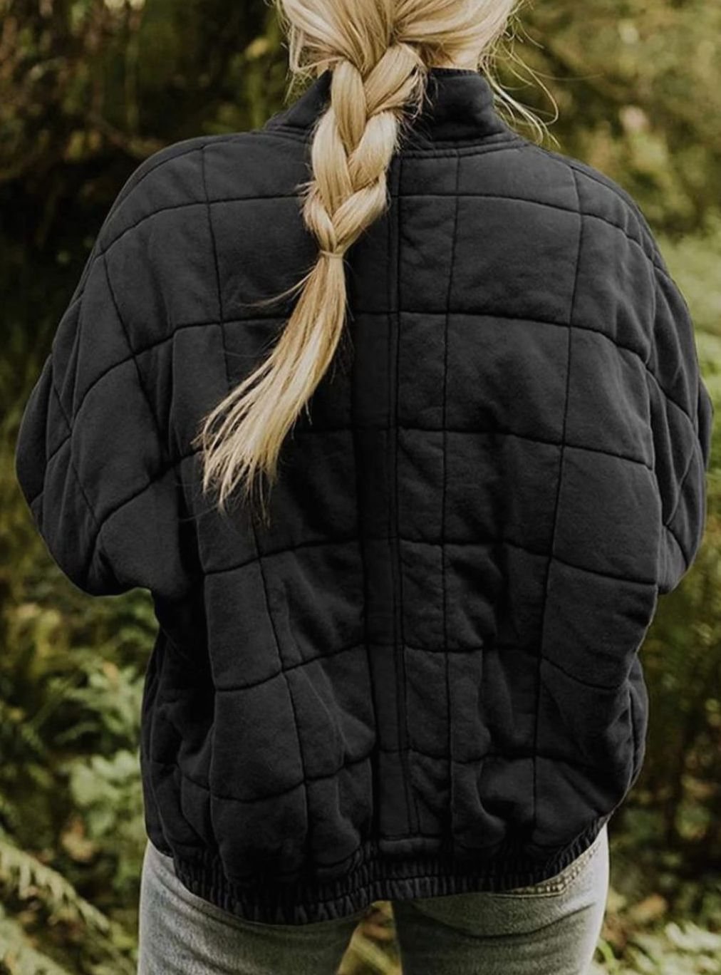 Women's Close-Fit Quilted Jacket With Full Zip