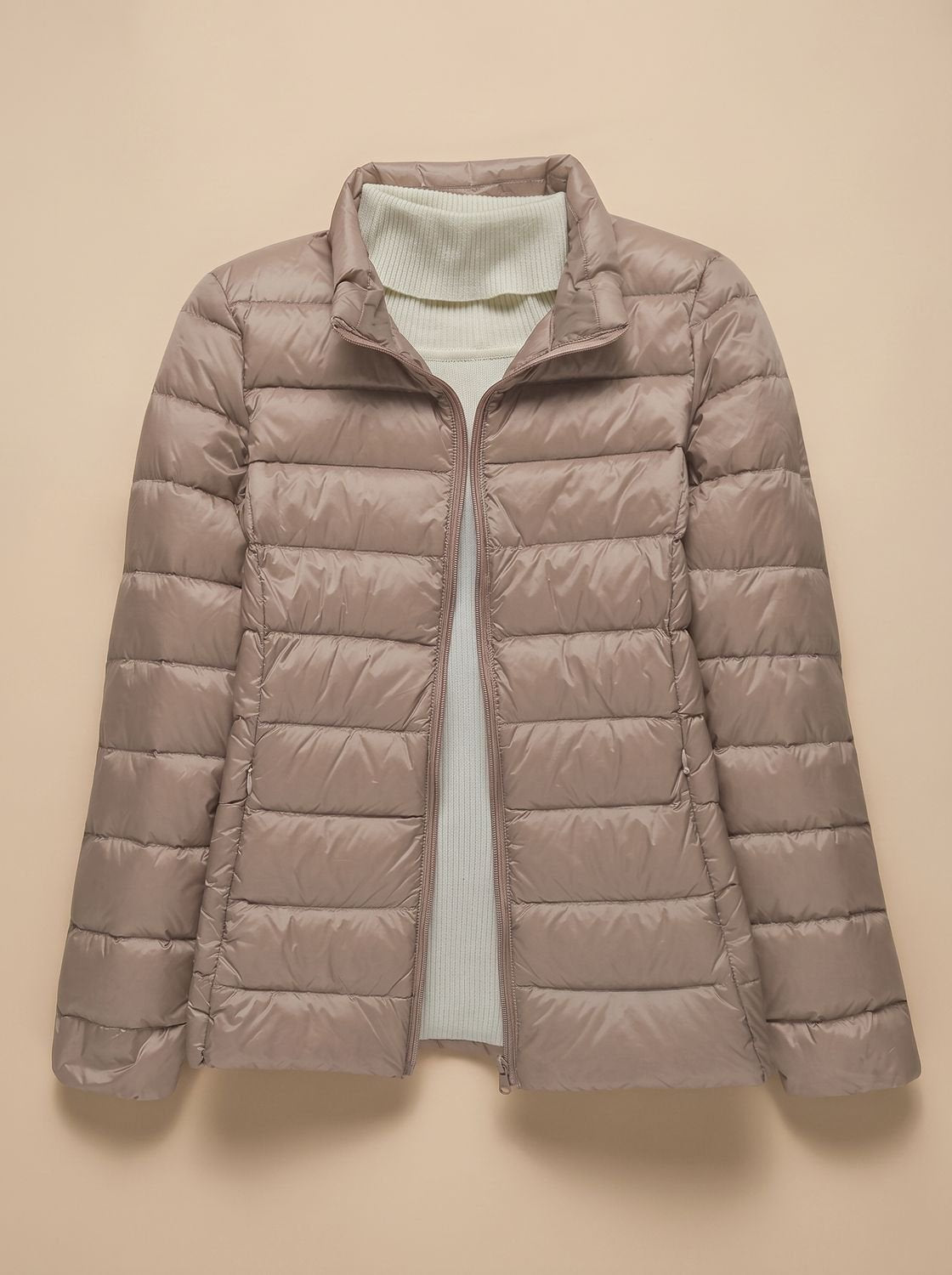 Women's Ultra-Light Hooded Quilted Winter Coat