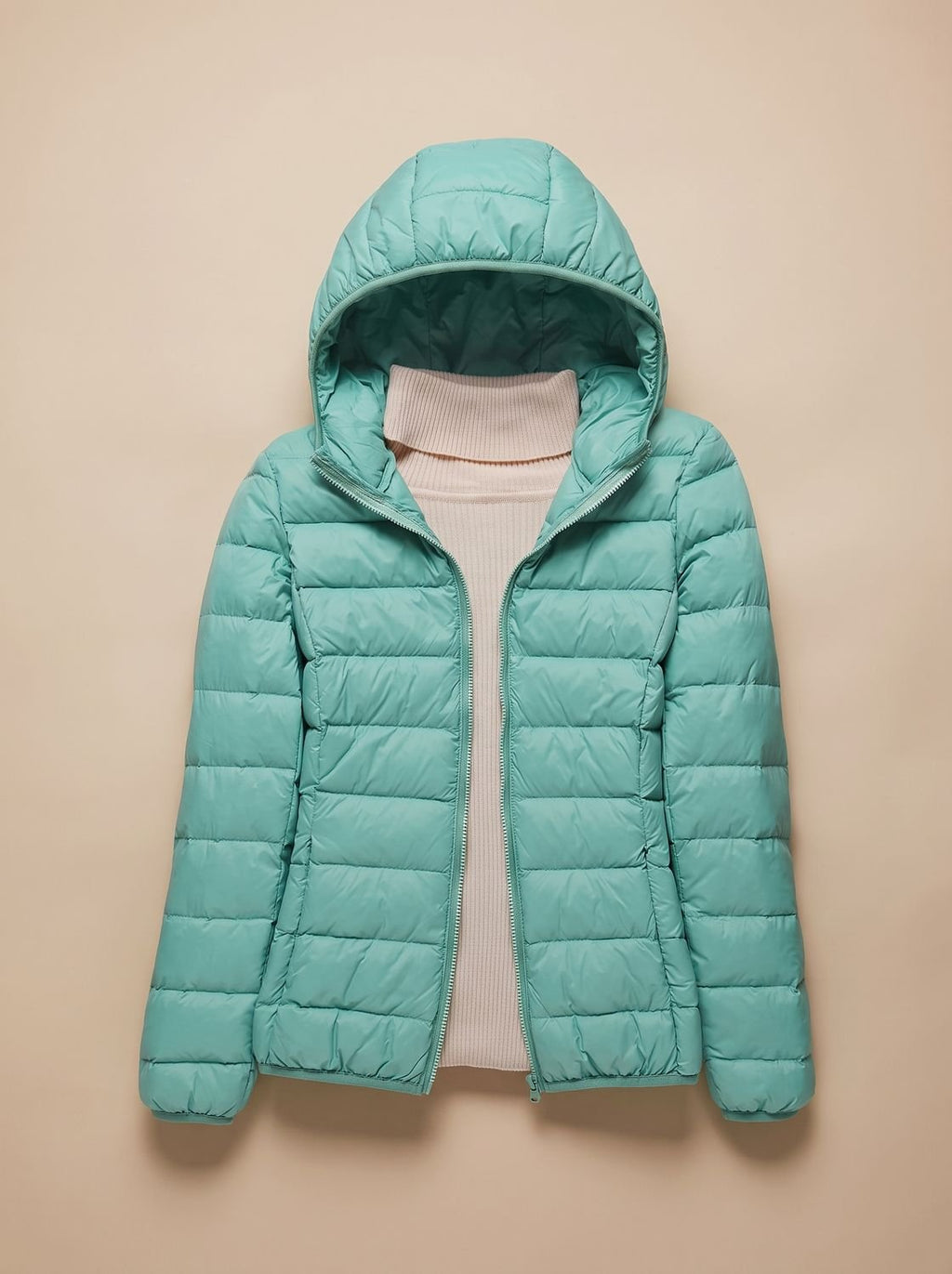 Women's Ultra-Light Hooded Quilted Winter Coat