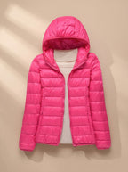 Women's Ultra-Light Hooded Quilted Winter Coat