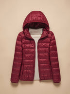 Women's Ultra-Light Hooded Quilted Winter Coat