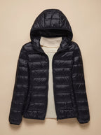 Women's Ultra-Light Hooded Quilted Winter Coat