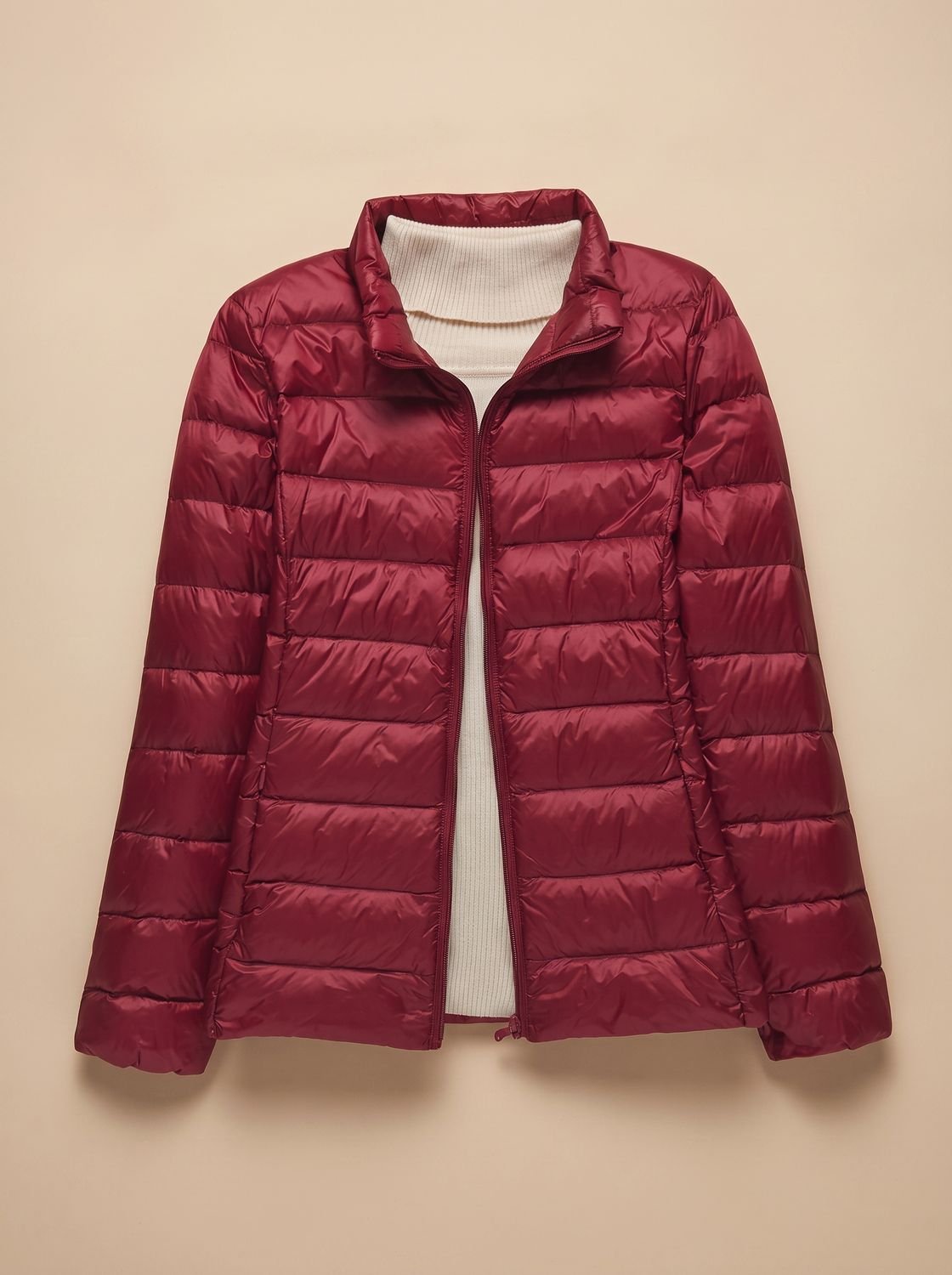 Women's Ultra-Light Hooded Quilted Winter Coat