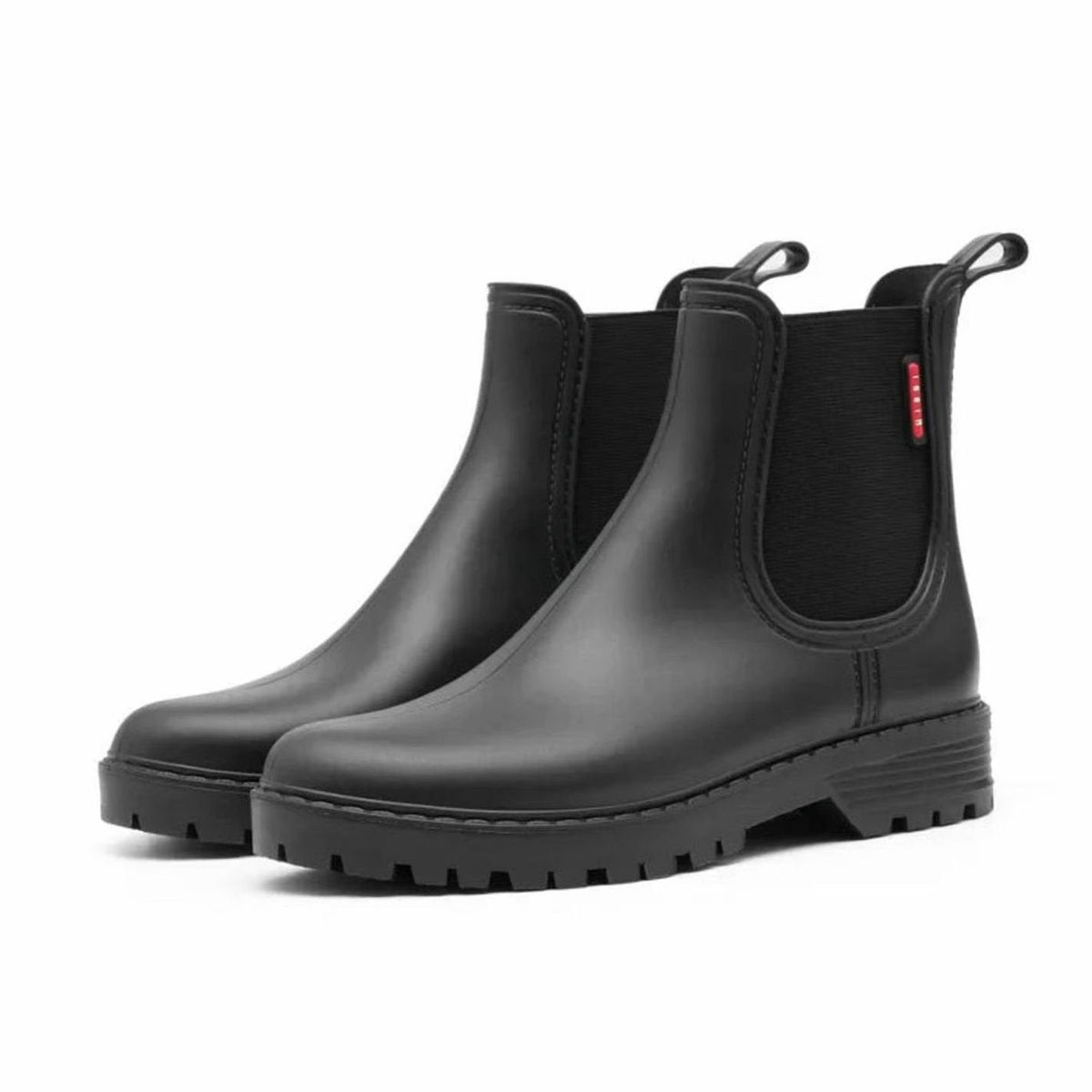 Women's Winter-Ready Sealed Rubber Chelsea Booties - Black