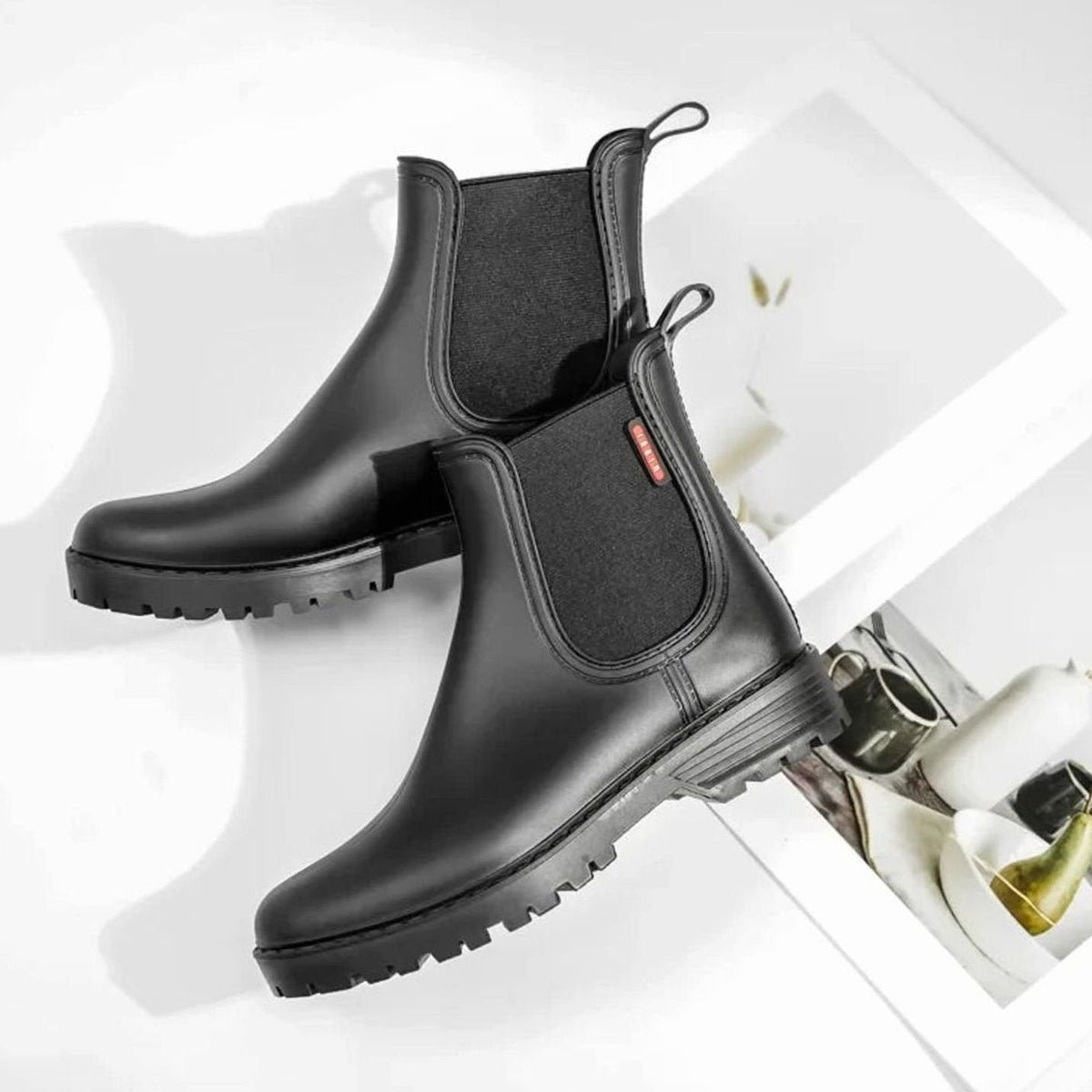 Women's Winter-Ready Sealed Rubber Chelsea Booties
