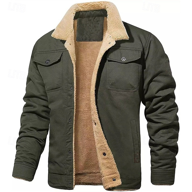 Women's Relaxed-Fit Sherpa Trucker Jacket